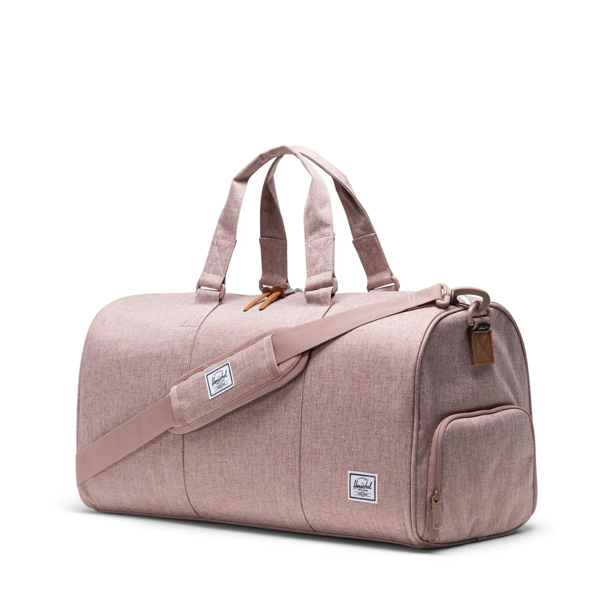 Herschel Novel Mid-volume, ash rose crosshatch