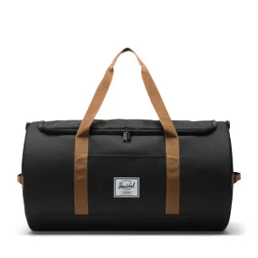 Herschel Sutton duffle, Black/Saddle Brown