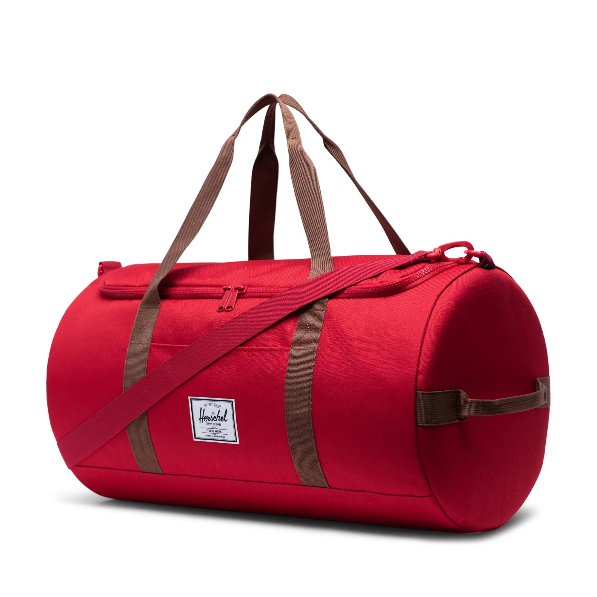 Herschel Sutton duffle, red/saddle brown
