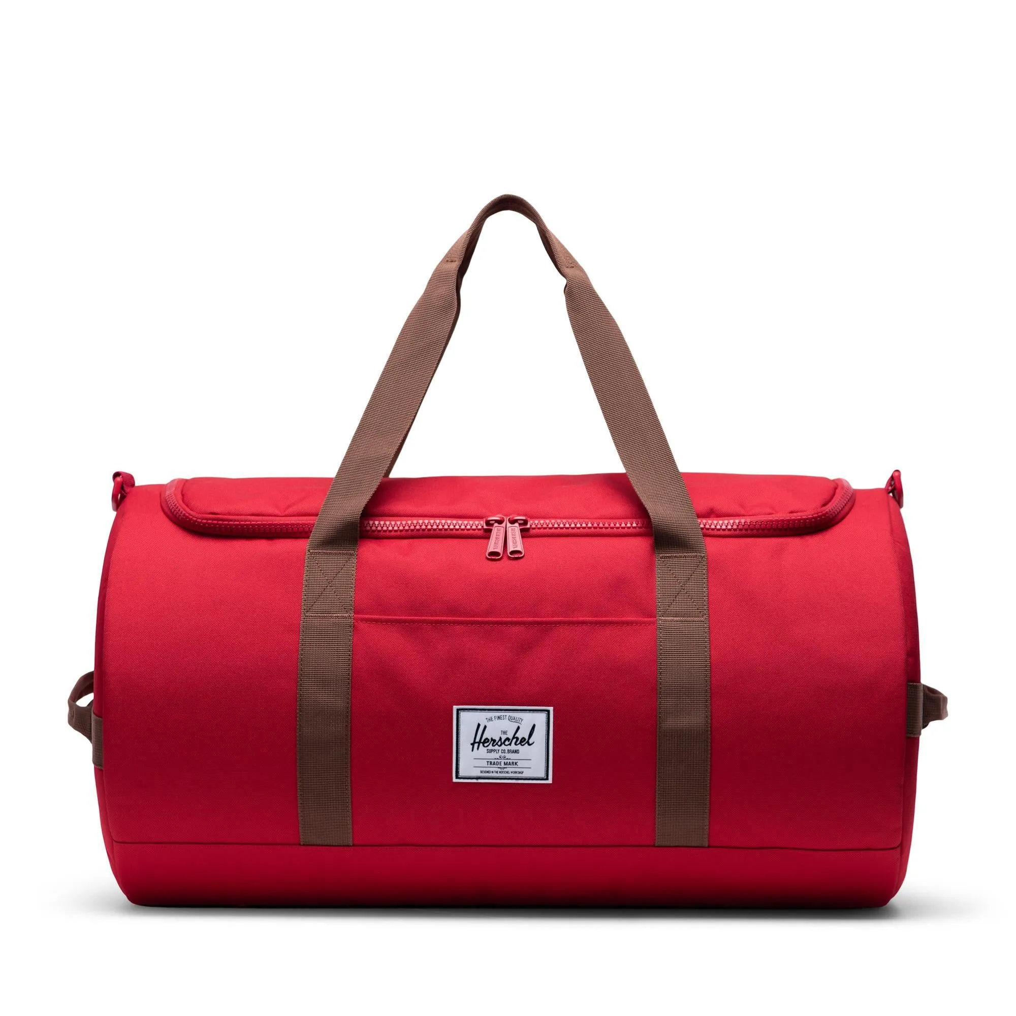Herschel Sutton duffle, red/saddle brown