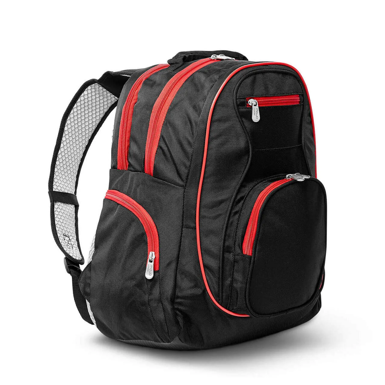 Houston Texans 2 Piece Premium Colored Trim Backpack and Luggage Set