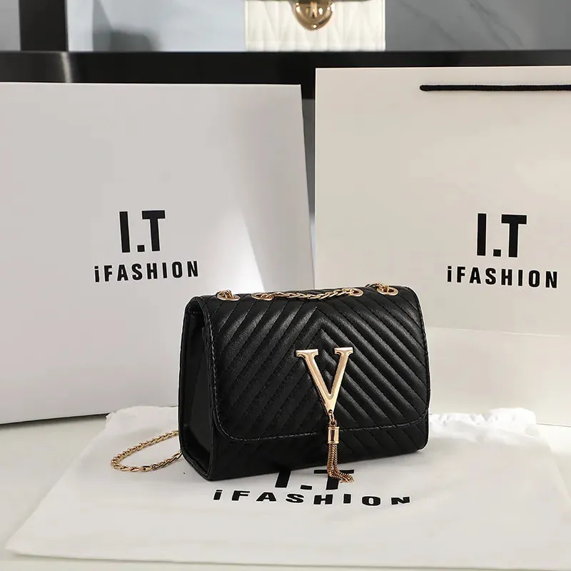 Lady Glams 2024 Embroidery Women Crossbody Bag - Luxury Handbag with Sequined Tassel Clutch