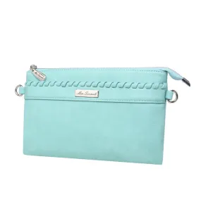 Miss Serenade Poppy Cross Body Bag Mint Green