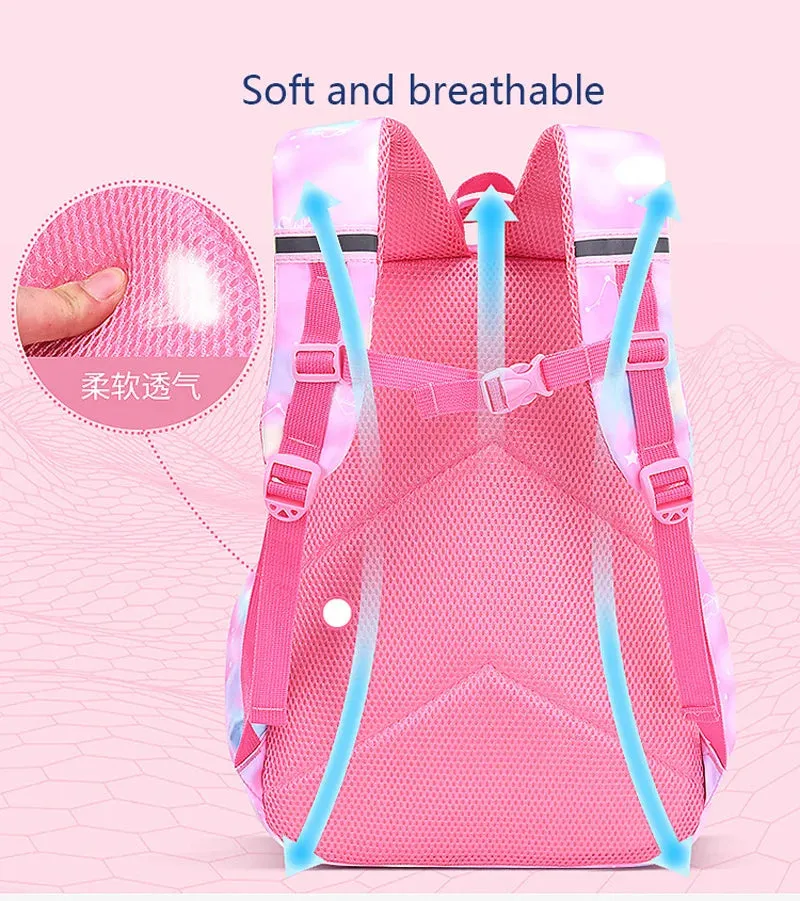 Multicolour fantasy backpack for children multivariant