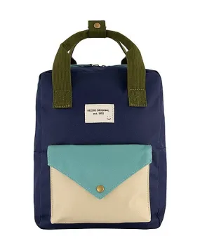 Navy Colourblock Backpack
