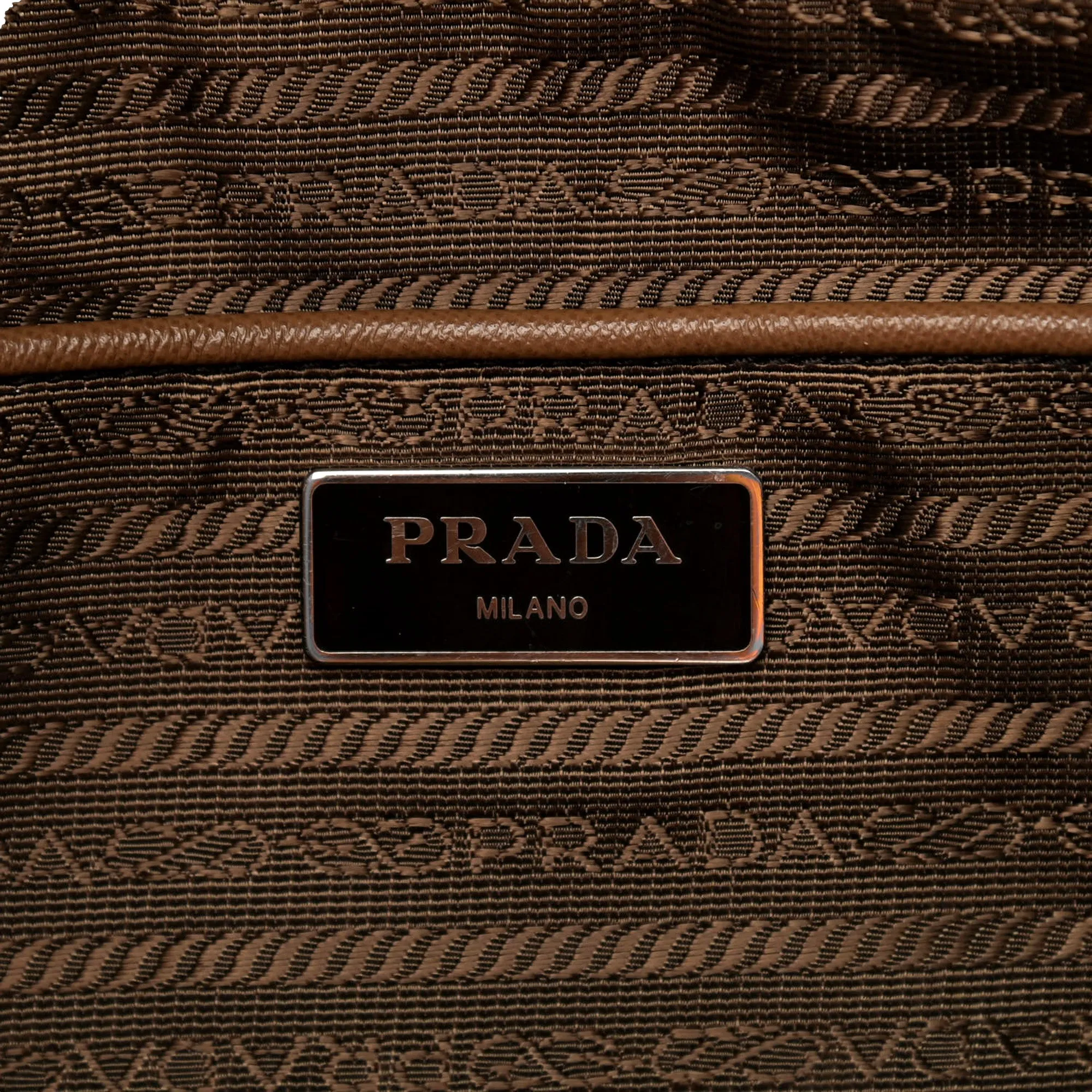 Prada Re-Nylon Tessuto Saffiano Medium Backpack Tobacco Brown