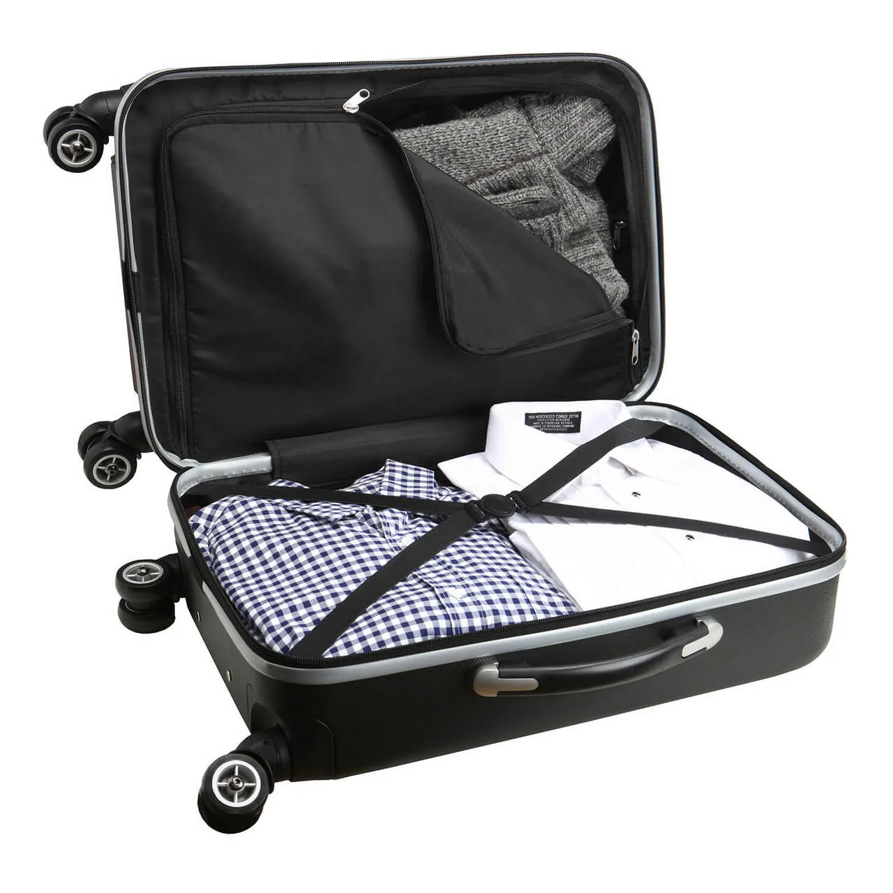 Purdue Boilermakers Deluxe 2-Piece Backpack and Carry on Set in Black