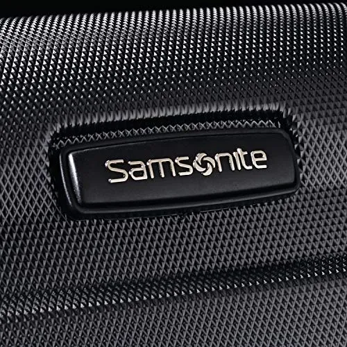 Samsonite Omni PC Hardside Expandable Luggage with Spinner Wheels, Black