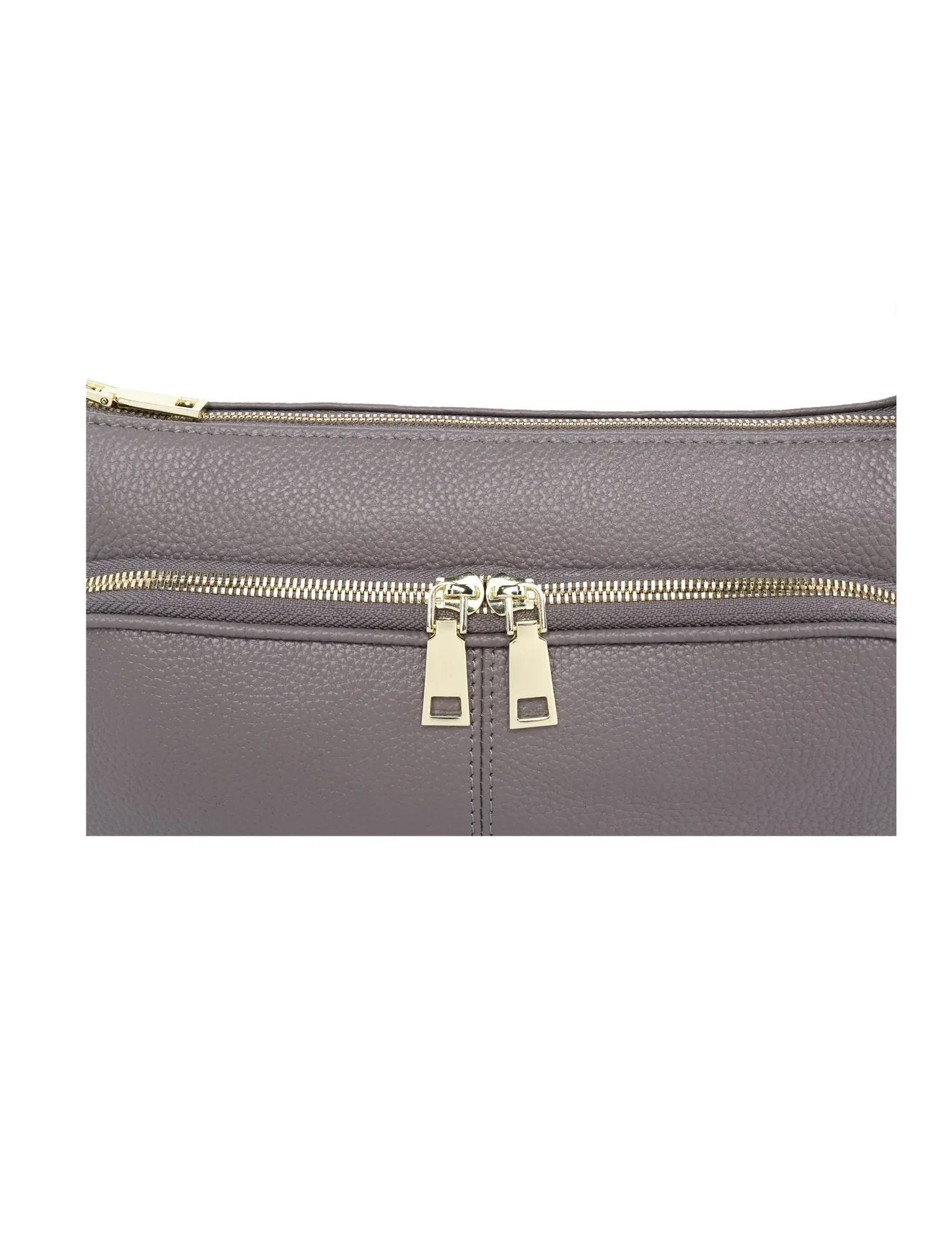 Serenade Kayla Elegant Leather Bag Stone