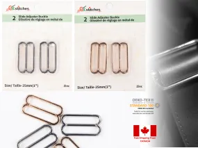 Side Adjuster Buckles - 25mm