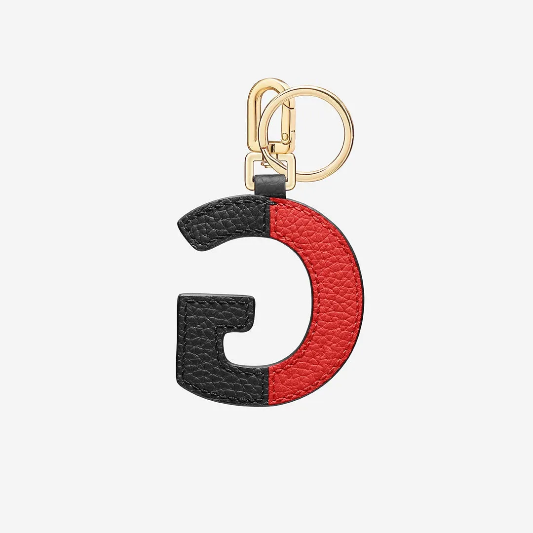 The SABRÉMOJI™ Alphabet Charm G - Rouge Noir