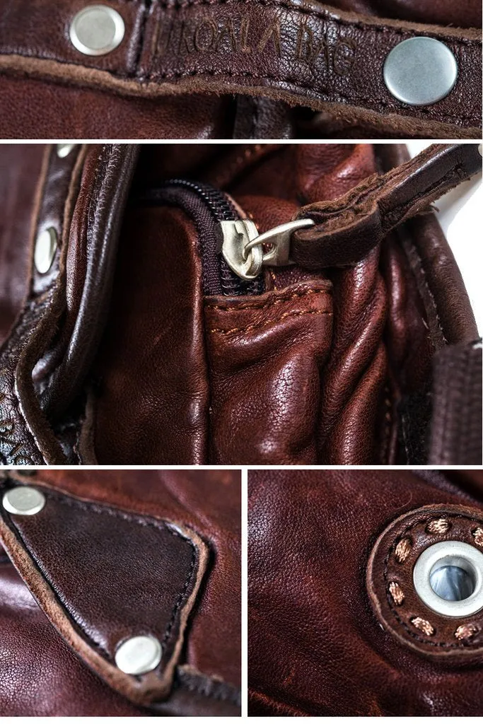 Ukoala Cowboy Brown Leather Bag
