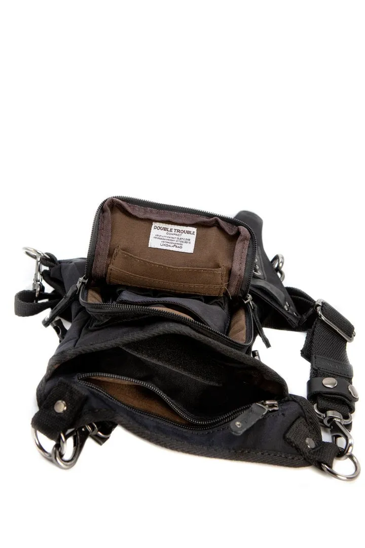 Ukoala Double Trouble Brown Wax Canvas Compact