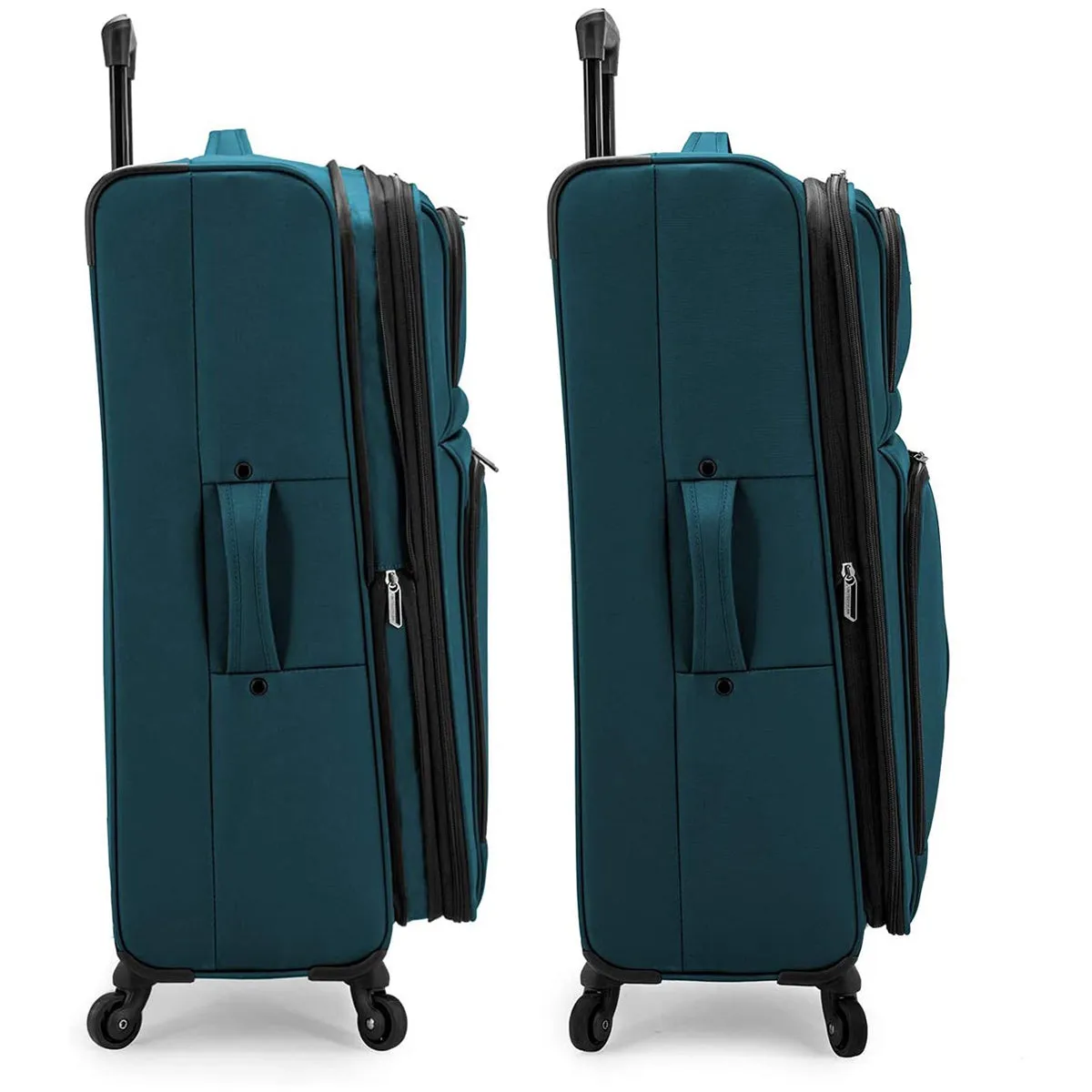 U.S. Traveler Anzio Softside Expandable Spinner Luggage, 3 Piece Set