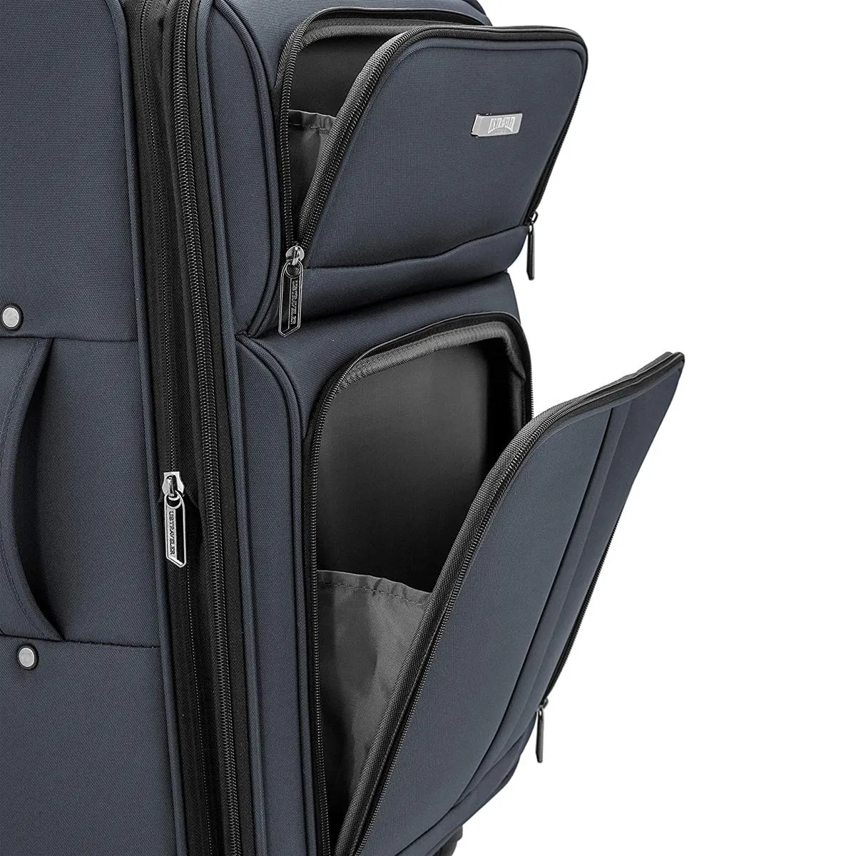 U.S. Traveler Anzio Softside Expandable Spinner Luggage, 3 Piece Set