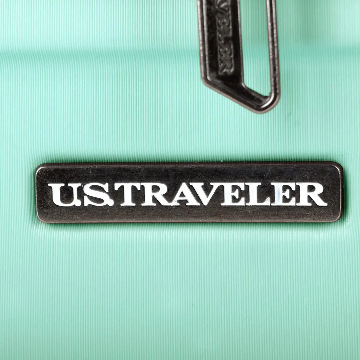 U.S. Traveler Boren Hardside Spinner Luggage With Aluminum Handle, Checked-Medium
