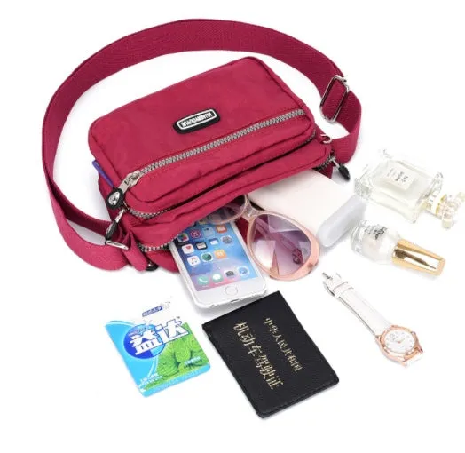 Women's Compact Multi Compartment Messenger Bag